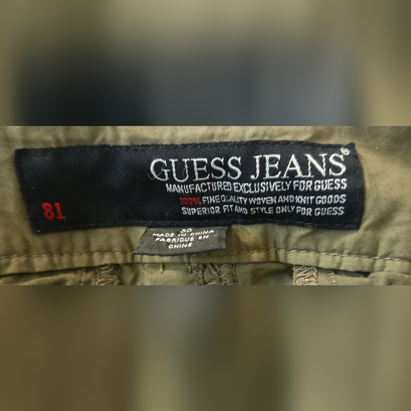 Guess Jeans Cropped Pants with Drawstring Cuffs, Studs, and Embroidery - Picture 7 of 7